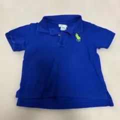 Ralph Lauren ポロシャツ 青色　24M/90cm