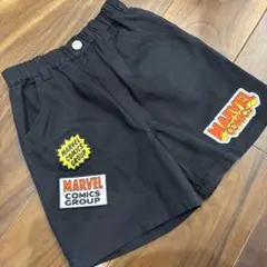 MARVEI しまむら120 ハーフパンツ　スパイダーマン　アメコミUSJコーデ