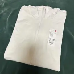 【新品】UNIQLO ドライEX UVカットフルジップパーカー オフホワイトXL