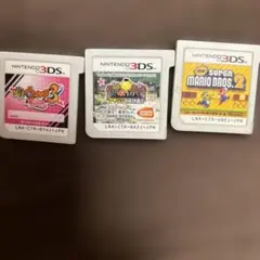 3DSソフト 三本セット マリオ 暗殺教室 妖怪ウォッチ3 動作確認済み