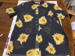 ブラウス　向日葵　ゆったりサイズ　美品