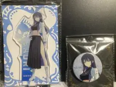 ブルーアーカイブ　ブルアカ　錠前サオリ　アクリルスタンド　缶バッジ　未開封
