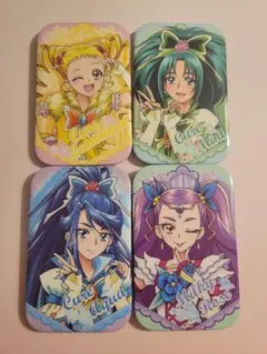 yes! プリキュア5 20周年 中国限定 スクエア 缶バッジ