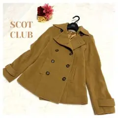 《SCOT CLUB》美品*ウール*カシミヤ*Pコート