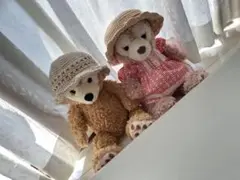 ぬいぐるみ用　麦わら帽子風