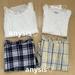anysis アース　レディース　トップス4枚セットS〰️Mサイズ