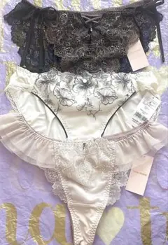 tutuanna❤︎新品　チュチュアンナ上品キラキラ刺繍ショーツset M3枚