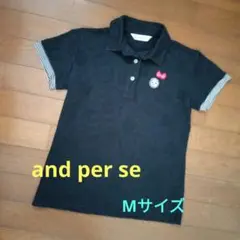 and per se ポロシャツ Mサイズ