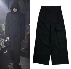 MASU 24aw WIDE TROUSERS（BLACK） MASU（エムエーエスユー）のCOTTON WIDE TROUSERS BLACKの通販