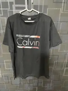 Calvin ブラック　ロゴ Tシャツ