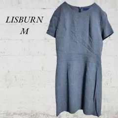 【LISBURN リスバーン】【M】ワンピース　半袖　シンプル　ビジネス　9号