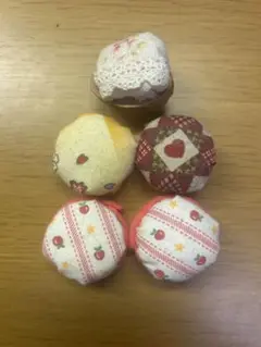 ハンドメイド　針さし　針山　ミニサイズ　5個セット