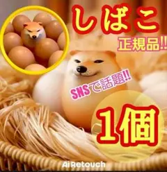 【即日発送】柴犬しばこ　しばいぬ　 卵型 ハード　スクイーズ　1個セット