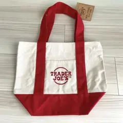 【新品未使用】TRADER JOE'Sトレーダージョーズ ミニトート/レッド