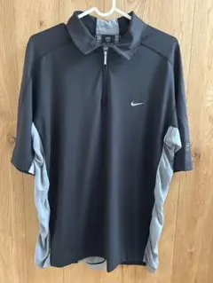 NIKE SPHERE REACT 00s 半袖ポロシャツ　ハーフジップ 異素材