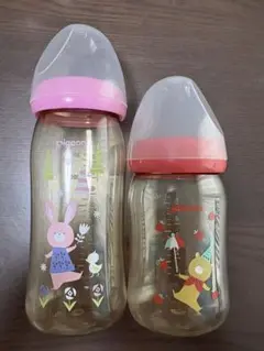 Pigeon 哺乳瓶（プラスチック）2本（240ml×1本、160ml×1本）