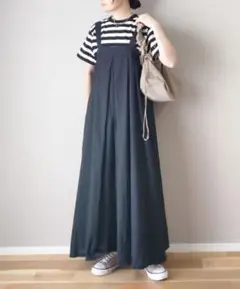 【Sonny label】ワイドサロペット