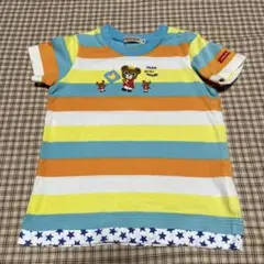 miki HOUSE ストライプ Tシャツ 90