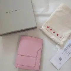 新品未使用★マルニ折り財布 サフィアーノレザー