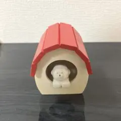 ビションフリーゼとお家　ナチュラルキッチン オブジェ　置物　犬　インテリア