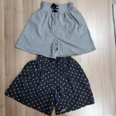 GU ショートパンツ 160 2点セット