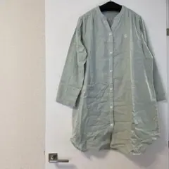 ミントグリーン マタニティ長袖パジャマ M〜Lサイズ