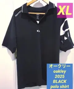 オークリーOakley 2025 ブラック ポロシャツ XL UVcut