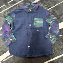 80cm TOMMY HILFIGER チェック柄シャツ