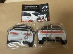 HONDA TYPE R リアビュー アクリルキーホルダー 2種セット
