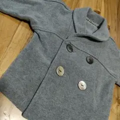 リシェス　ジャケット　80 グレー　ボタン　花がら　フランス　フーセンウサギ