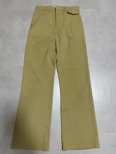 Kastane イエロー フレアパンツ