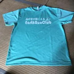 EarthRunClub ミントグリーン Tシャツ LL