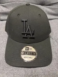 New Era 9FORTY ブラックキャップ