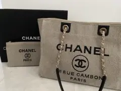 CHANEL シャネル ドーヴィル トートバッグ