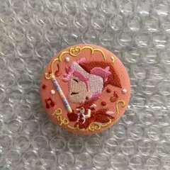 おジャ魔女どれみ 刺繍缶バッジ ぽっぷ