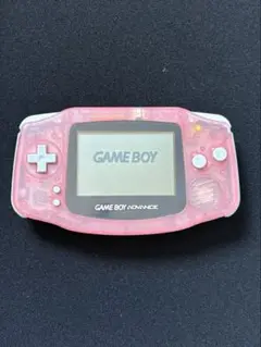 ゲームボーイアドバンス クリアピンク 本体