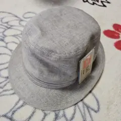 グレー バケットハット帽子