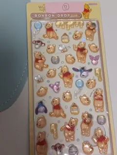 ⑦ボンボンドロップシール プーさん
