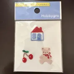 familiar ファミリア　ワッペンセット 家 さくらんぼ クマ