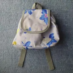 hakka baby 水色 花柄 リュック