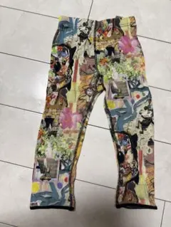 ムチャチャ　レギンスパンツ　総柄　Sサイズ