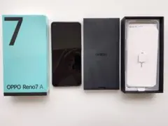 【美品】 OPPO Reno7 A スターリーブラック CPH2353 おまけ