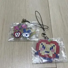 たまごっち 1番くじ F賞 きらきらラバーチャーム 2点（りんごっち・みみっち）