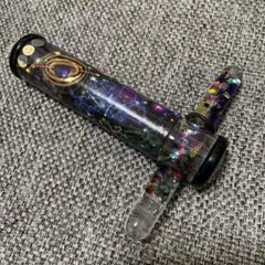 万華鏡　オイルワンド　オリジナルガラス管付き　ステンドグラス 万華鏡 オイルワンド オリジナルガラス管付き ステンドグラス
