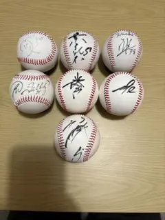 福岡ソフトバンクホークスOB選手　直筆サインボールセット