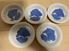 印判 牡丹獅子 小皿