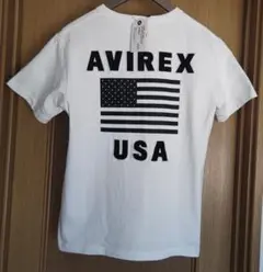 極美品！AVIREX USA ヘビーウェイト Tシャツ 白 Mサイズ
