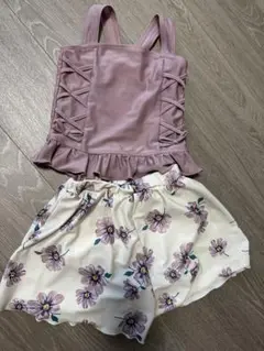 devirock 女の子用セパレート水着セット