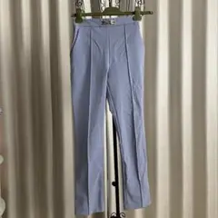 美品　エリザベッタ フランキ　ライトブルー センタープレス パンツ