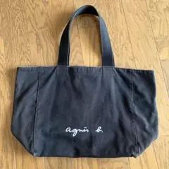 アニエスベー　トートバッグ　黒　ブラック